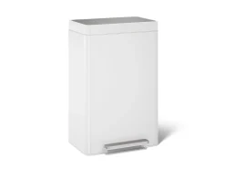 13-gallon stainless steel step trash can