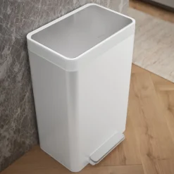 13-gallon stainless steel step trash can