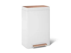 13-gallon stainless steel step trash can