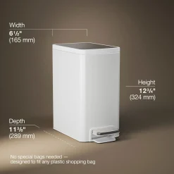 1-1/2-gallon step trash can