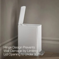 1-1/2-gallon step trash can