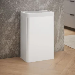13-gallon touchless stainless steel trash can