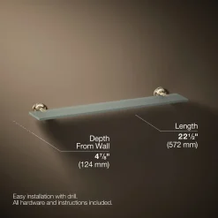 Glass shelf