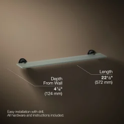 Glass shelf
