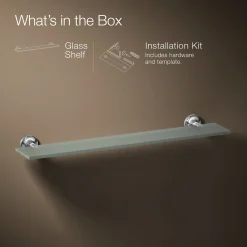 Glass shelf