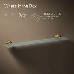 Glass shelf