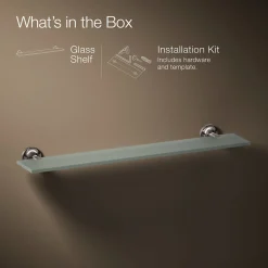 Glass shelf