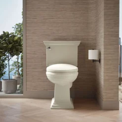 Heated round-front toilet seat