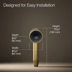 Iconic single-function handshower, 1.75 gpm