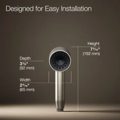 Iconic single-function handshower, 1.75 gpm