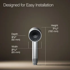 Iconic single-function handshower, 2.5 gpm