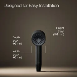 Iconic single-function handshower, 2.5 gpm