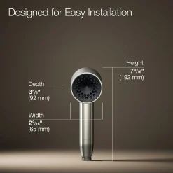 Iconic single-function handshower, 2.5 gpm