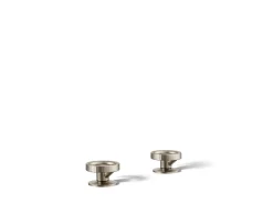 Industrial bathroom sink faucet handles