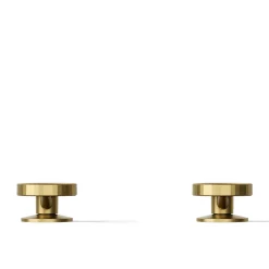 Industrial bathroom sink faucet handles