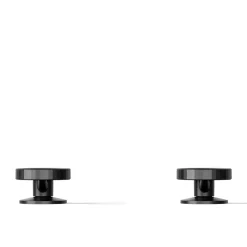 Industrial bathroom sink faucet handles