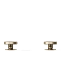 Industrial bathroom sink faucet handles
