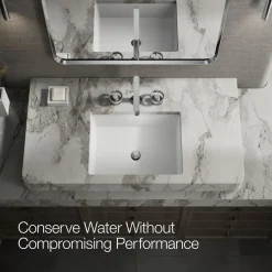 Industrial bathroom sink faucet handles