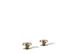 Industrial bathroom sink faucet handles