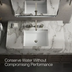 Industrial bathroom sink faucet handles