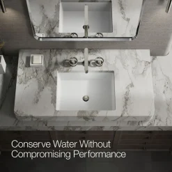 Industrial bathroom sink faucet handles