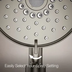 2-in-1 multifunction 2.5 gpm shower combo kit