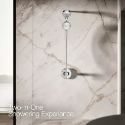 2-in-1 multifunction 2.5 gpm shower combo kit