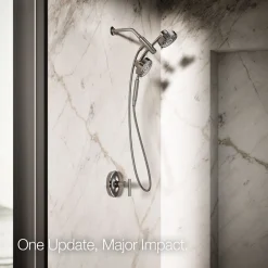 2-in-1 multifunction 2.5 gpm shower combo kit