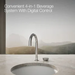 4-in-1 short arc beverage faucet