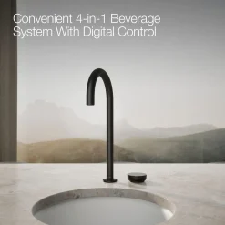 4-in-1 tall arc beverage faucet