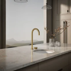 4-in-1 tall arc beverage faucet