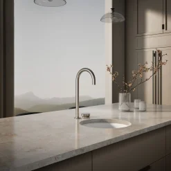 4-in-1 tall arc beverage faucet