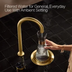 4-in-1 tall arc beverage faucet