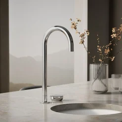 4-in-1 tall arc beverage faucet