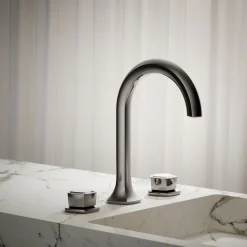 Knob bathroom sink faucet handles