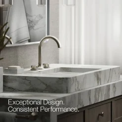 Knob bathroom sink faucet handles