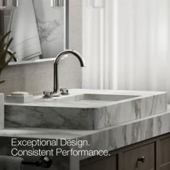 Knob bathroom sink faucet handles