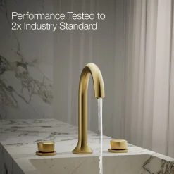 Knob bathroom sink faucet handles