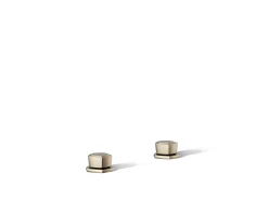 Knob bathroom sink faucet handles
