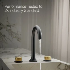 Knob bathroom sink faucet handles