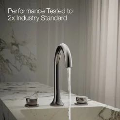 Knob bathroom sink faucet handles
