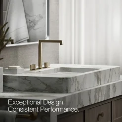 Lever bathroom sink faucet handles