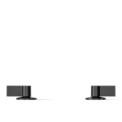 Lever bathroom sink faucet handles