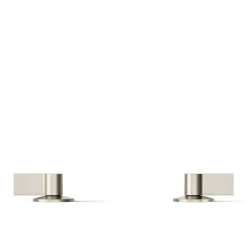 Lever bathroom sink faucet handles