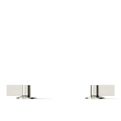 Lever bathroom sink faucet handles