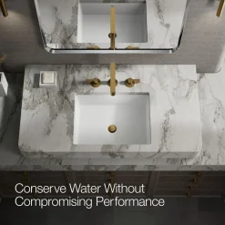 Lever bathroom sink faucet handles