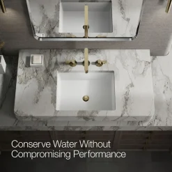 Lever bathroom sink faucet handles