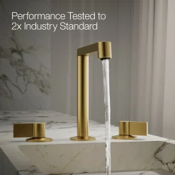 Lever bathroom sink faucet handles