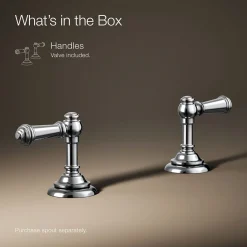 Lever bathroom sink faucet handles