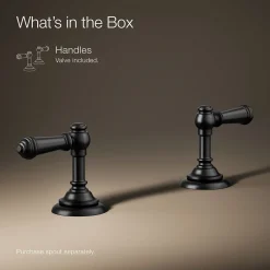 Lever bathroom sink faucet handles